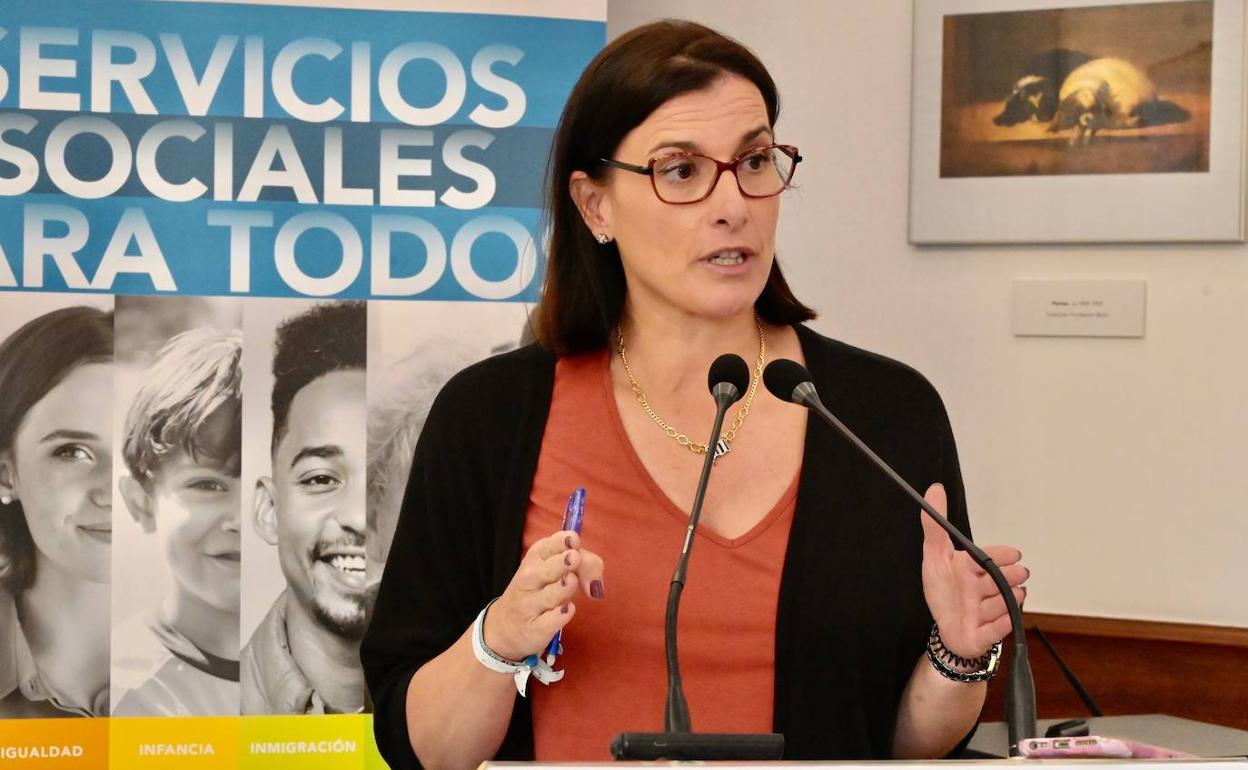 La alcaldesa Gema Igual ha presentado el programa Itinerarios de Inclusión Social.