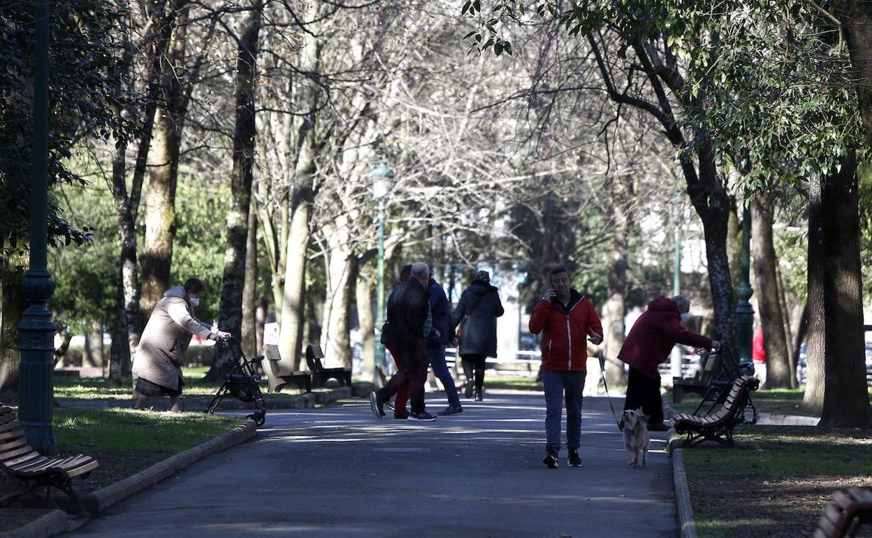 Parque Manuel Barquín de Torrelavega.