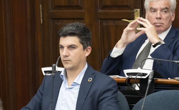 Daniel Fernández, portavoz del Grupo Municipal Socialista en el Ayuntamiento de Santander.