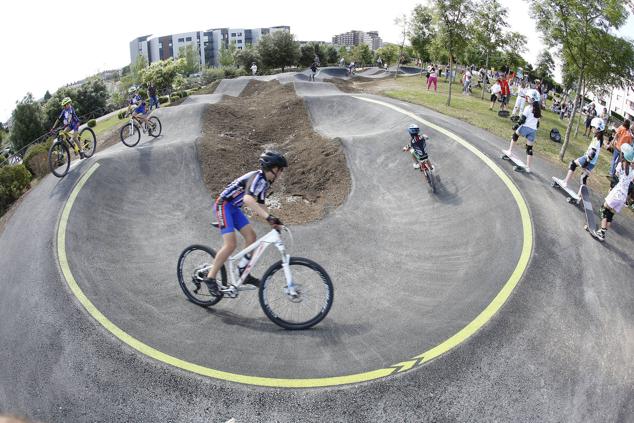 La pista tiene 106 metros de recorrido de "nivel medio"