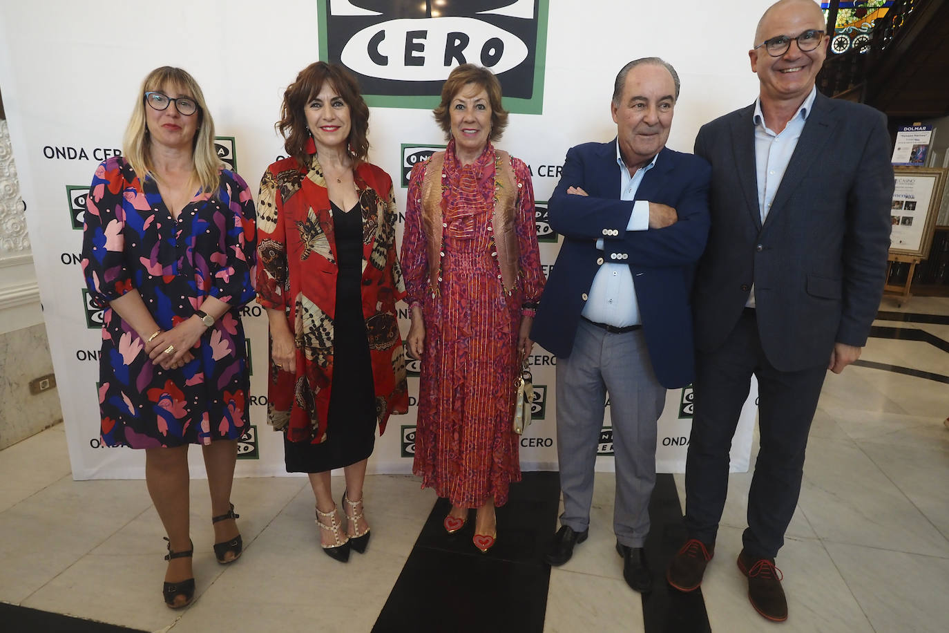 Eugenia Gómez, Ana Belén Álvarez, Lolita Bezanilla, Hipólito Bragado y Pedro López. 