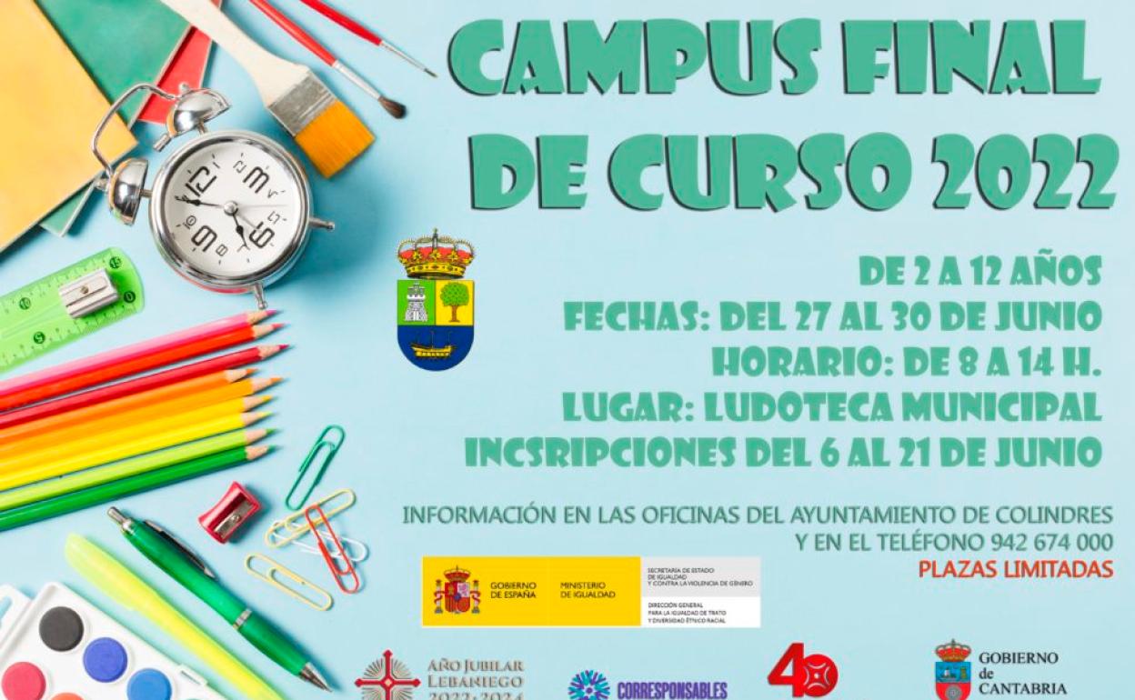 Colindres organiza un campus de fin de curso para la última semana de junio