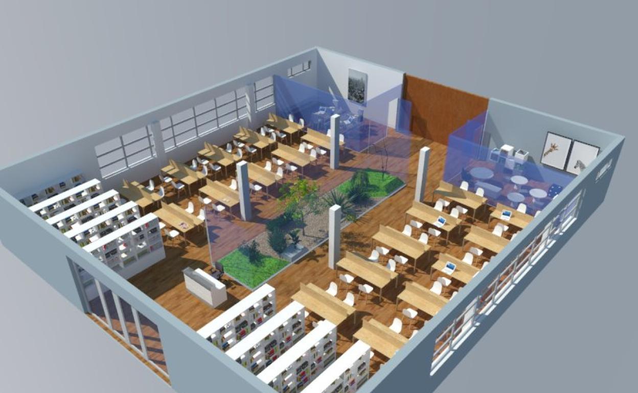 La reforma de la ludoteca de Renedo permitirá acoger la nueva sede de la biblioteca