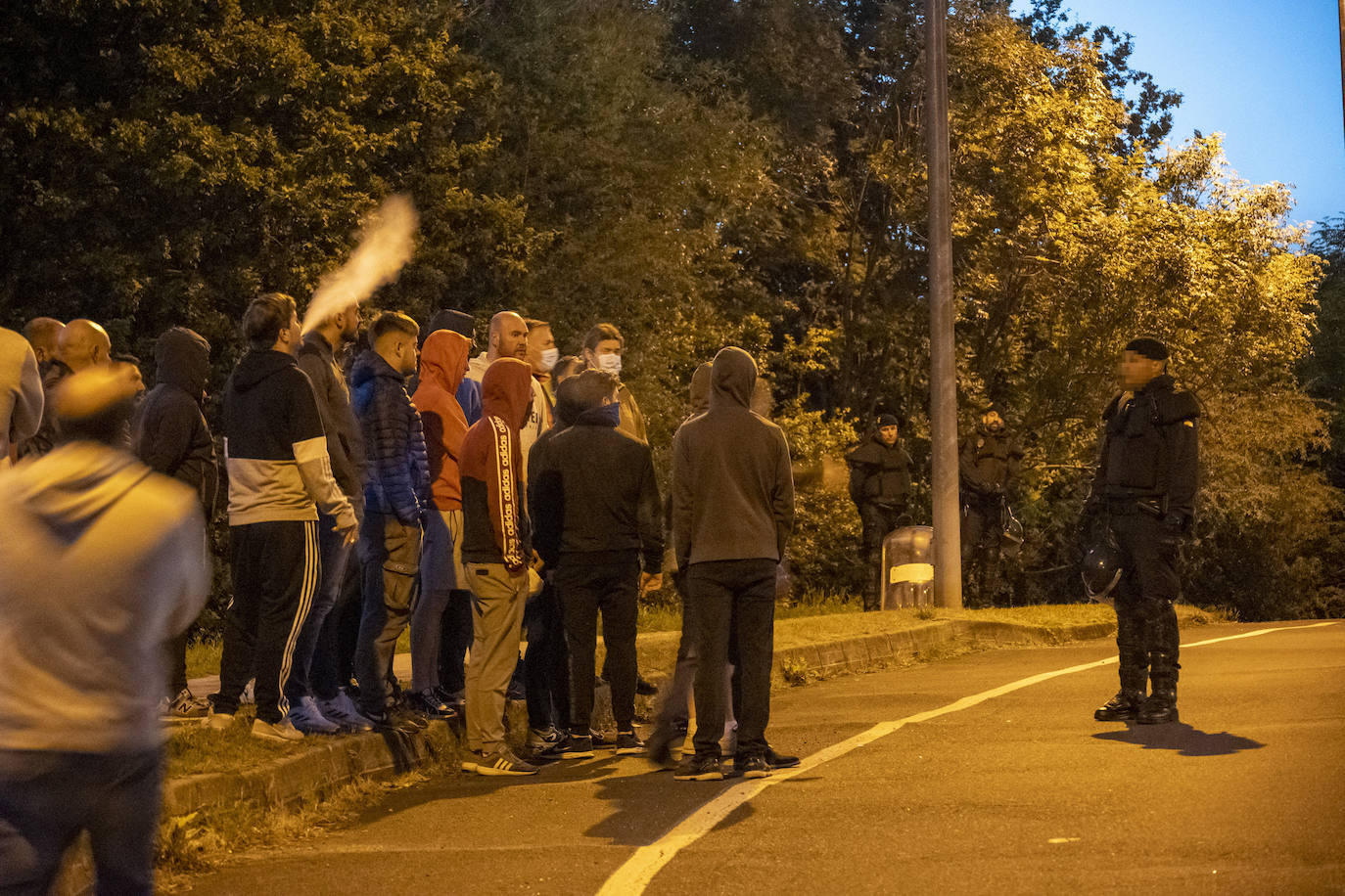 CCOO pidió ayer a la policía que no mantenga una actitud beligerante