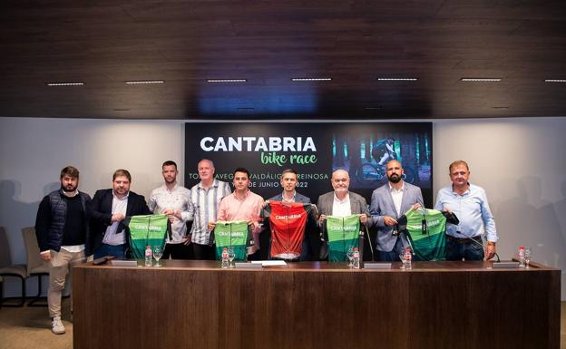 Presentación de la Cantabria Bike Race el pasado viernes. 