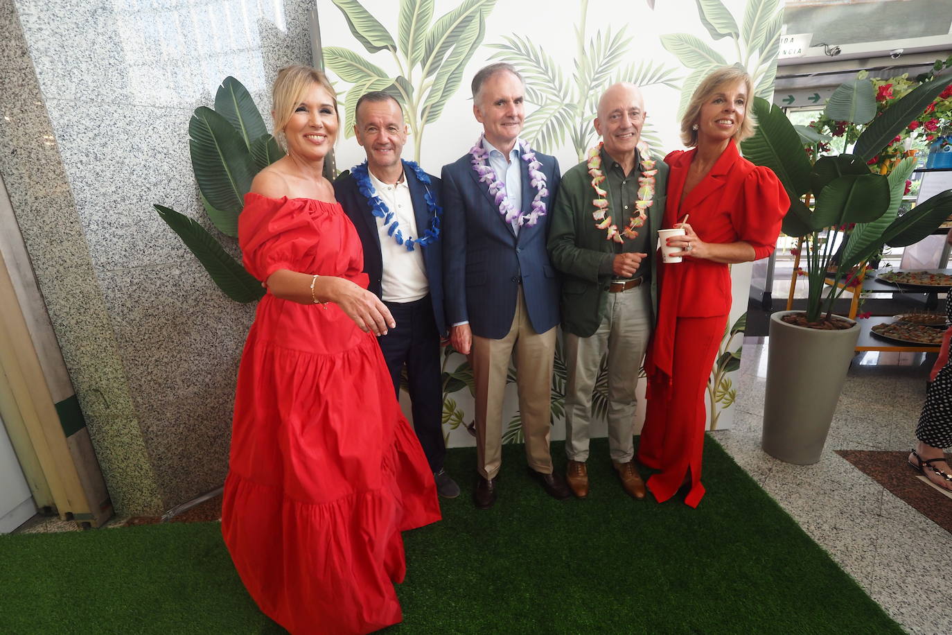 Susi Mazo, Fernando de Carlos, Ángel Santiago, Javier Valladares y Elena Botín.