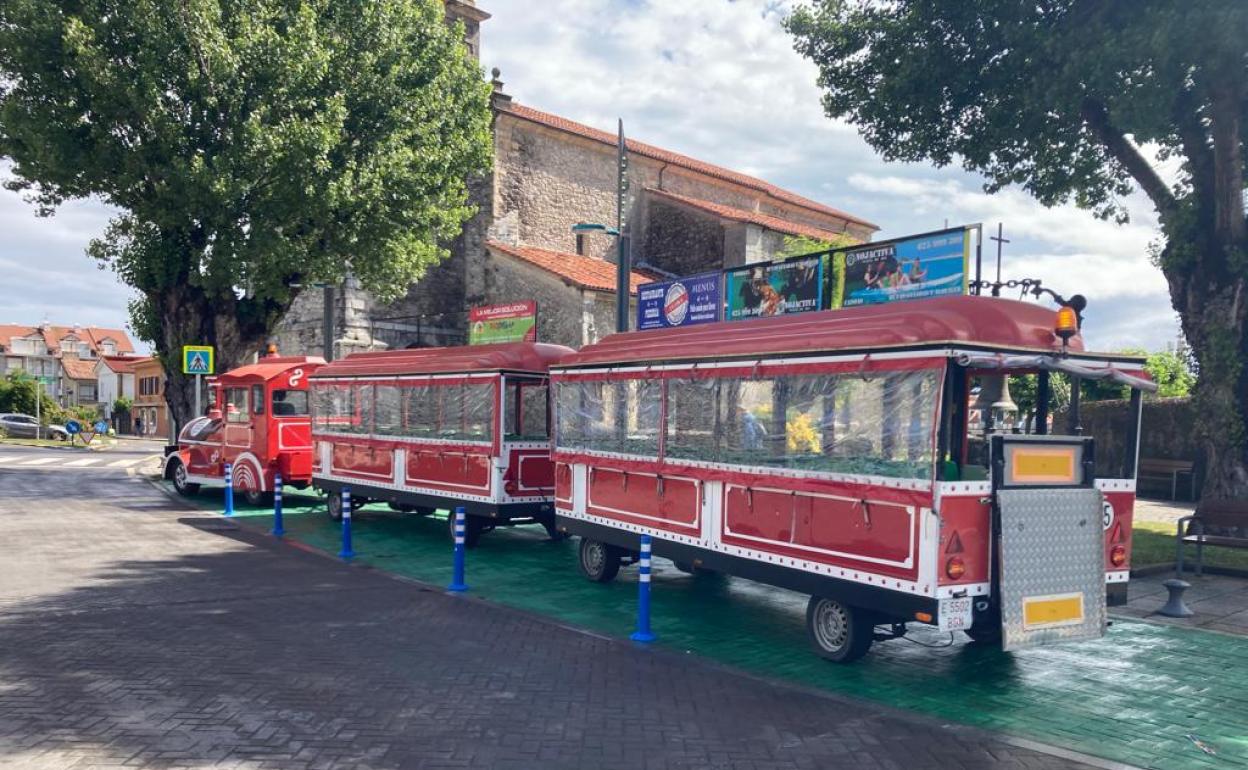 El tren turístico que recorrerrá los rincones de Noja.