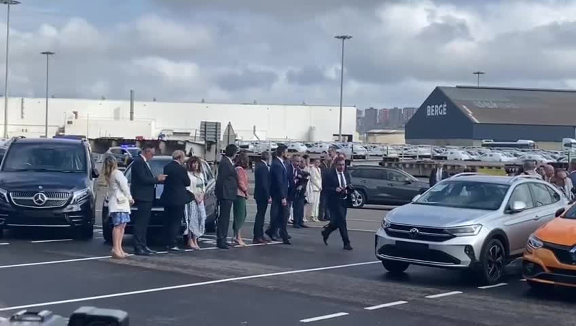 El Rey llega al Puerto de Santander