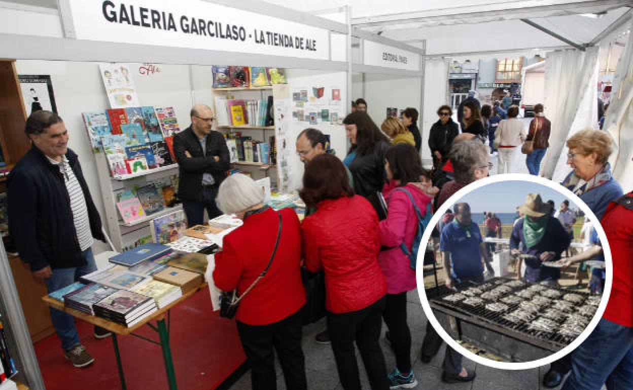 La Feria del Libro de Torrelavega y la sardinada por las fiestas de Castro entre los planes del finde. 