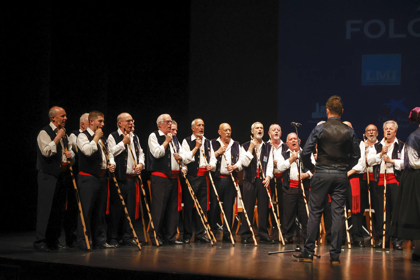 El Coro Ronda Altamira, durante una de sus actuaciones.