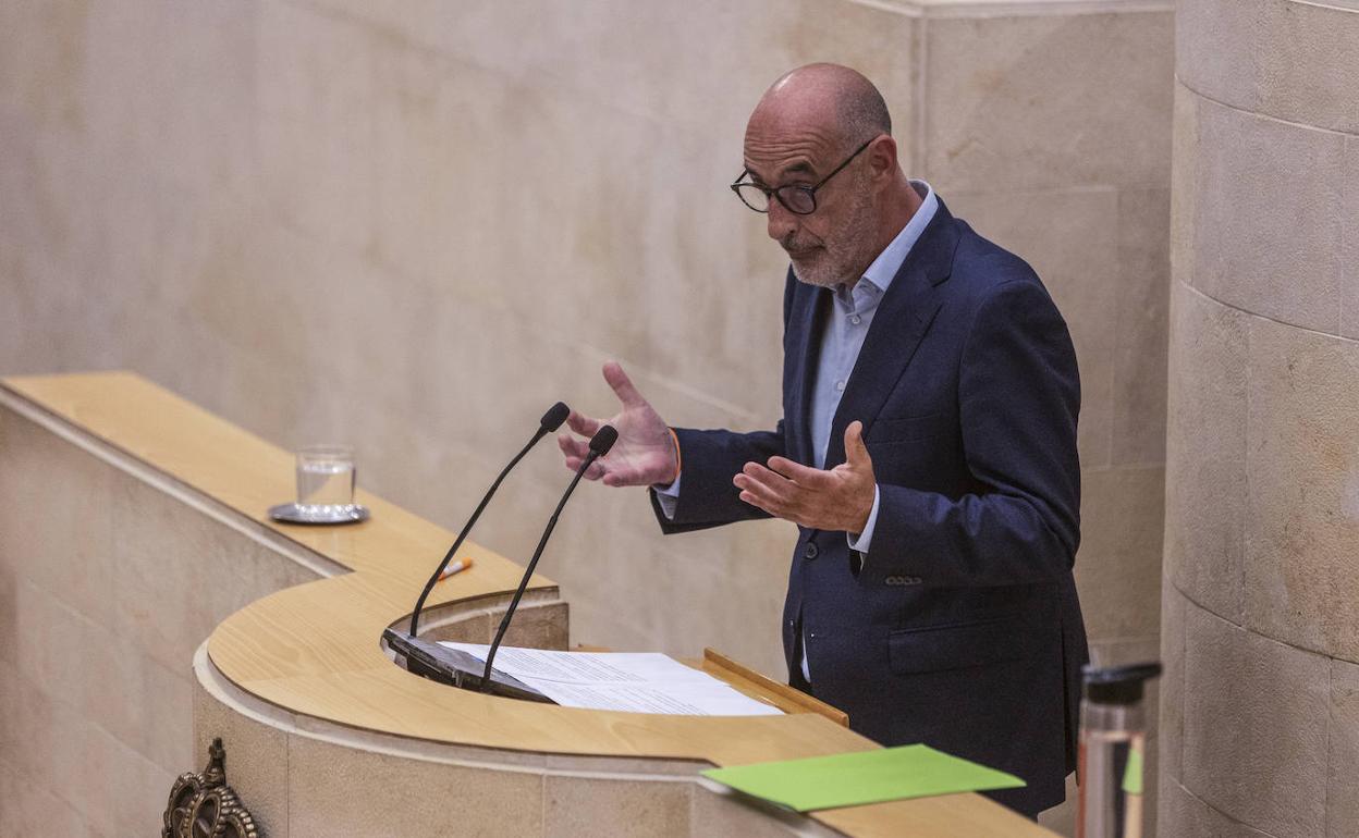 Félix Álvarez (Ciudadanos), durante su intervención.