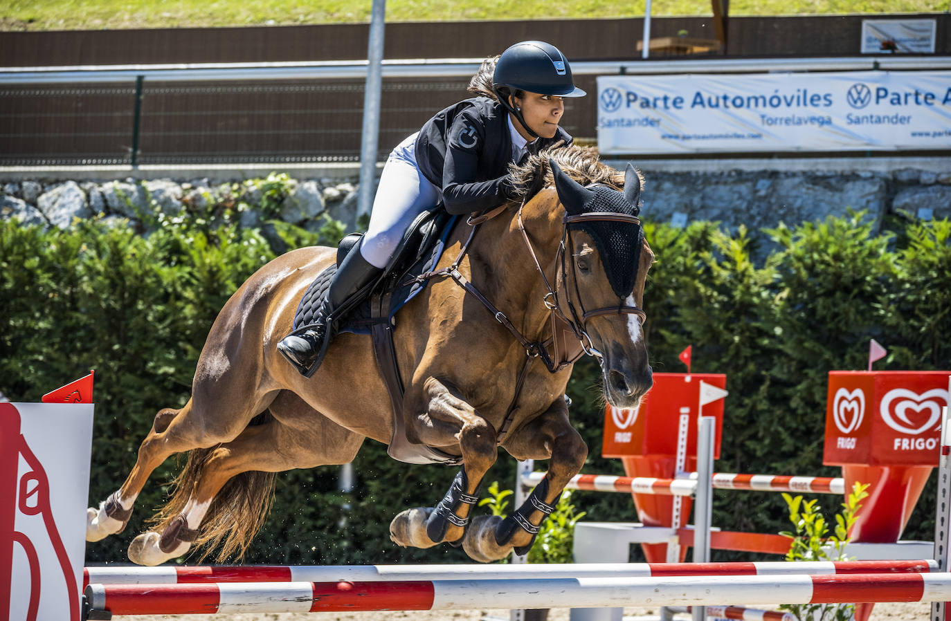 Fotos: Primera jornada del Concurso de Saltos de Heras, en imágenes