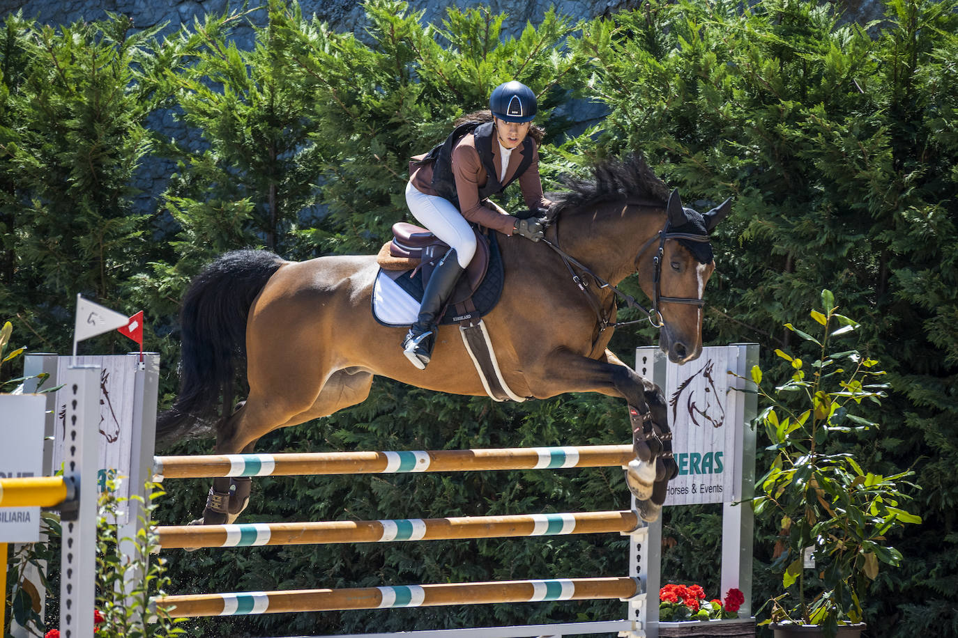 Fotos: Primera jornada del Concurso de Saltos de Heras, en imágenes