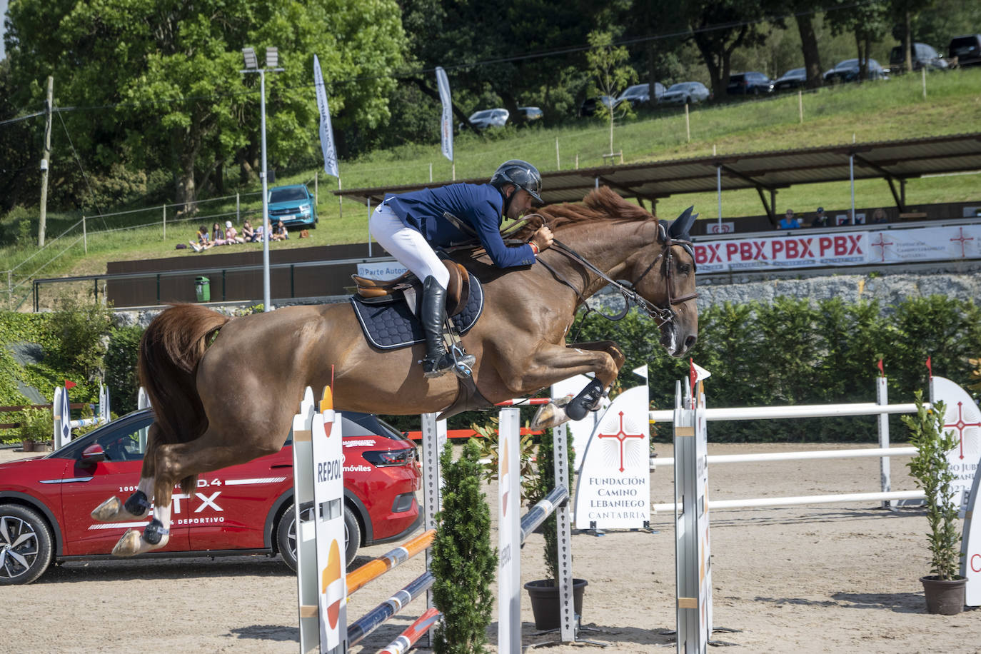 Fotos: Imágenes de la segunda jornada del Concurso de Saltos Internacional de Heras