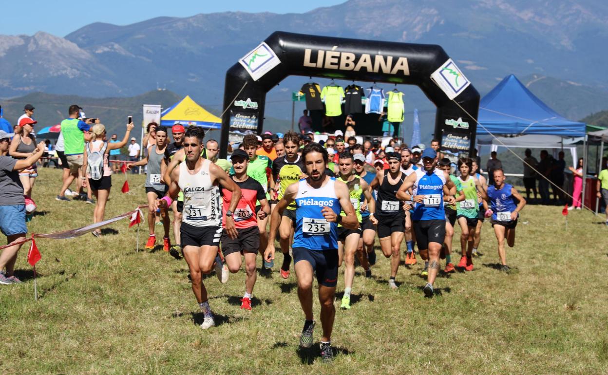 Ruiz y Crespo ganan el Trail Bajo Picos 10 Kilómetros