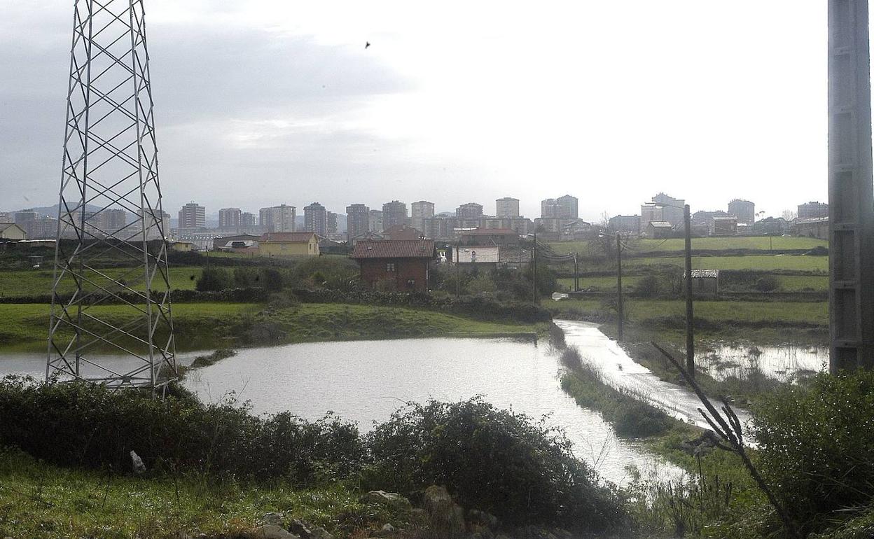 Imagen de archivo de una de las inudaciones acaecidas en la zona de Monte.