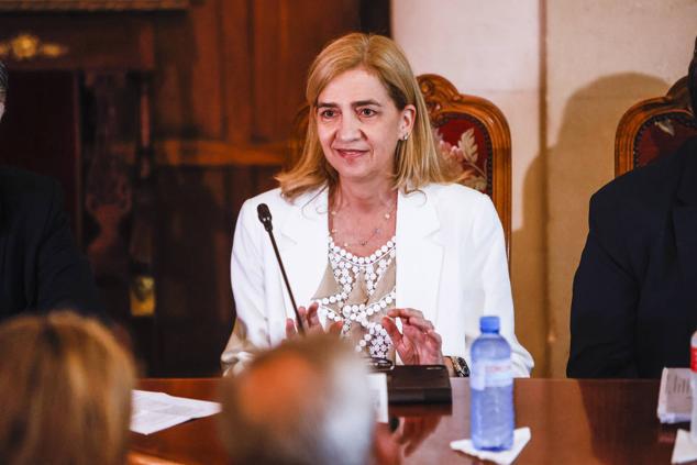 La infanta Cristina, en Santander para asistir a un curso.