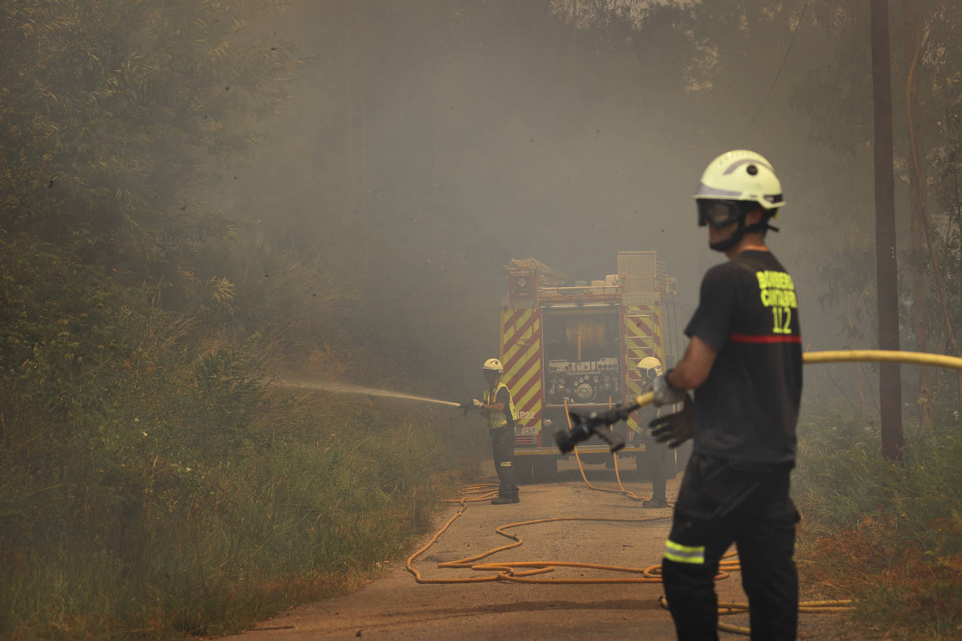 Fotos: La ola de calor deja el primer incendio intencionado