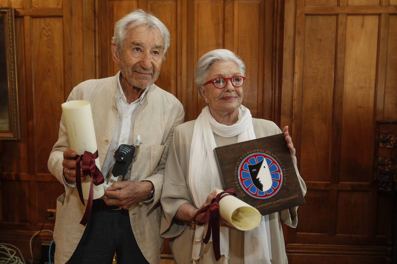 Fotos: Lola Herrera y José Sacristán, premiados por la UIMP