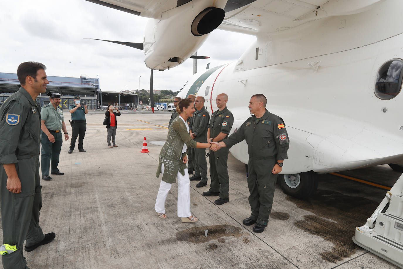 Un periodista y un fotógrafo de El Diario Montañés acompañaron a la expedición aérea.