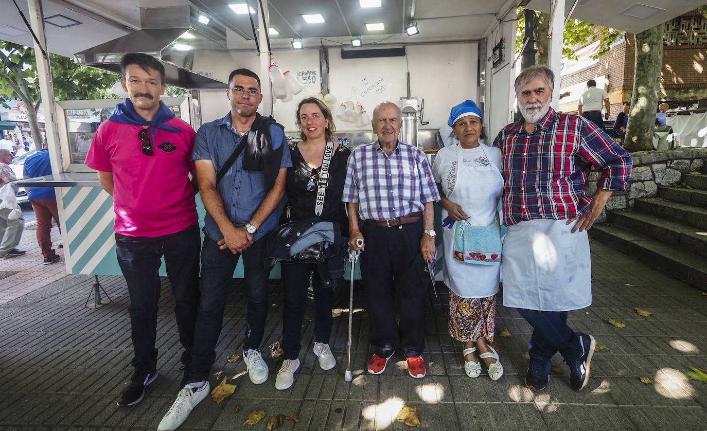 Txomin Fernández, Carlos Otaduy, Isabel Rodríguez, Luis Rivero, Carmen Acevedo y Manuel Rivero.