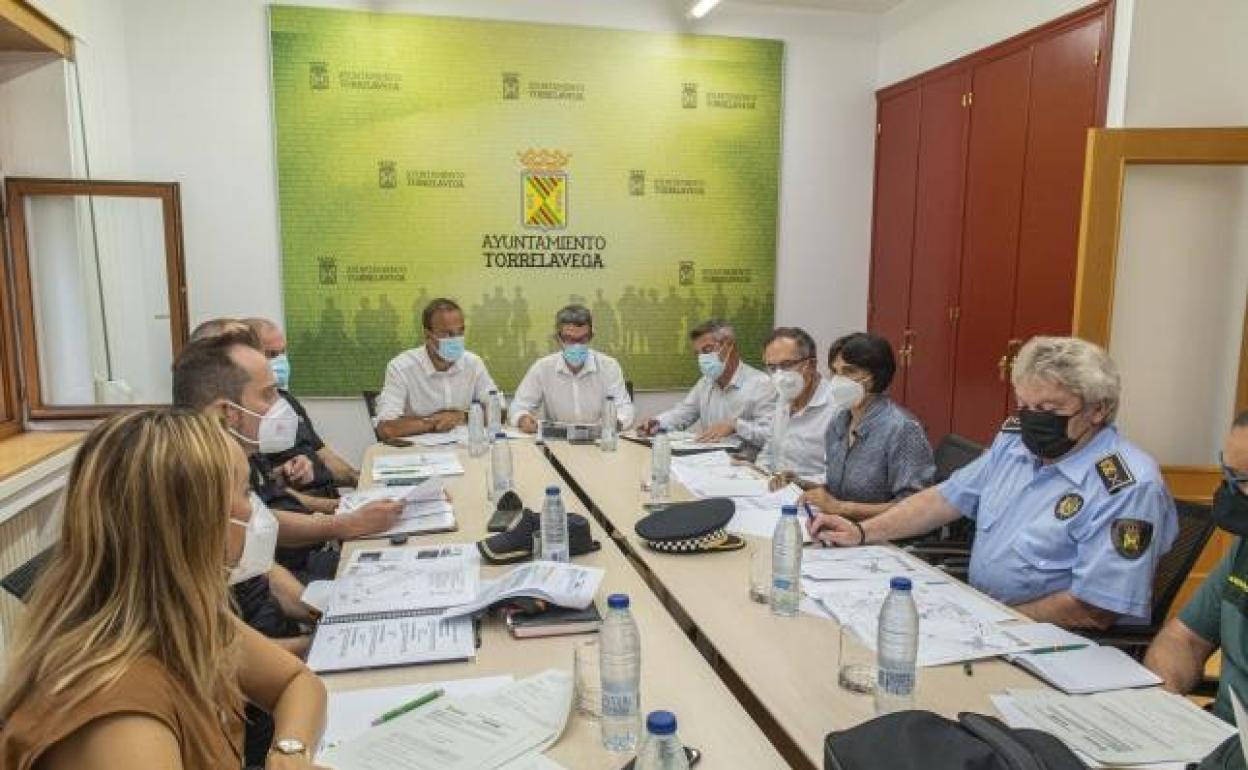 Junta de seguridad celebrada este jueves en Torrelavega.