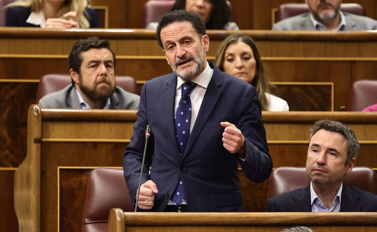 Edmundo Bal en el Congreso de los Diputados. 