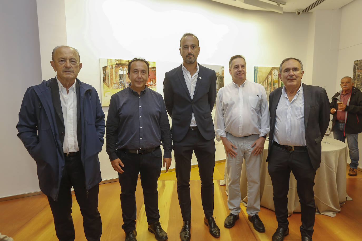 Javier López Marcano, Carlos Fernández, Javier López Estrada, Íñigo Noriega y José Manuel Cruz Viadero. 