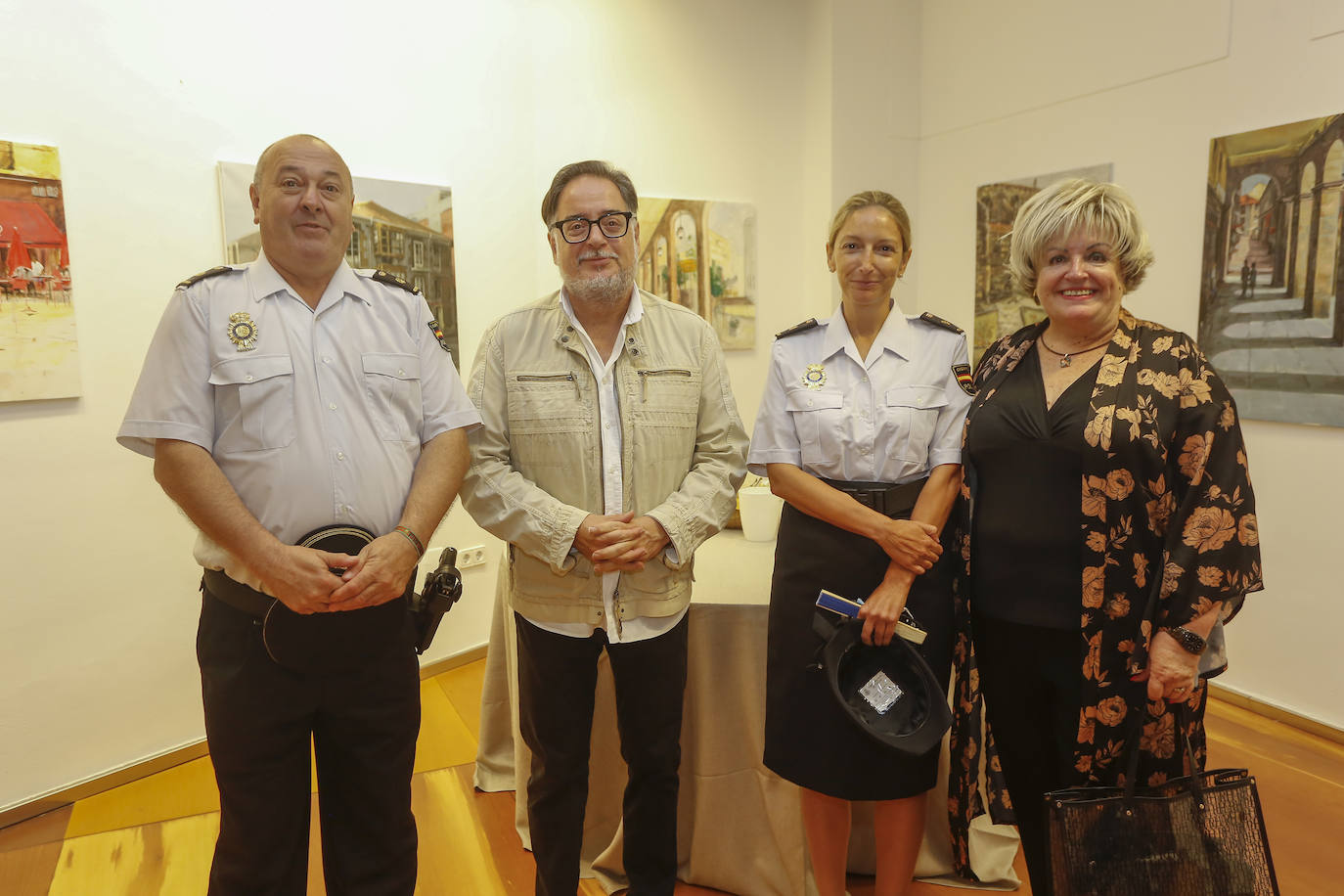 Víctor Revuelta, Miguel Rincón, Azucena Renedo y Cristina 