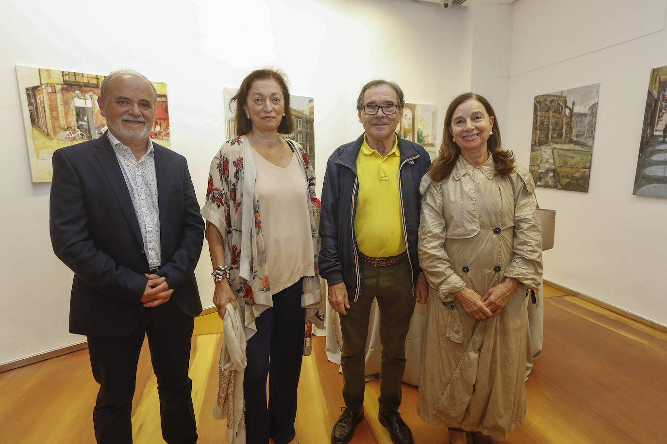 José Nicasio Gutiérrez, Ana Barca, Manuel Egusquiza y Pilar Pacheco.