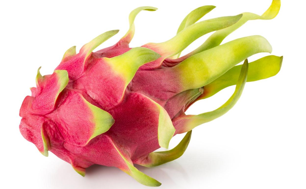 La pitaya tiene unas características muy atractivas a la vista y es un fruto energético. 