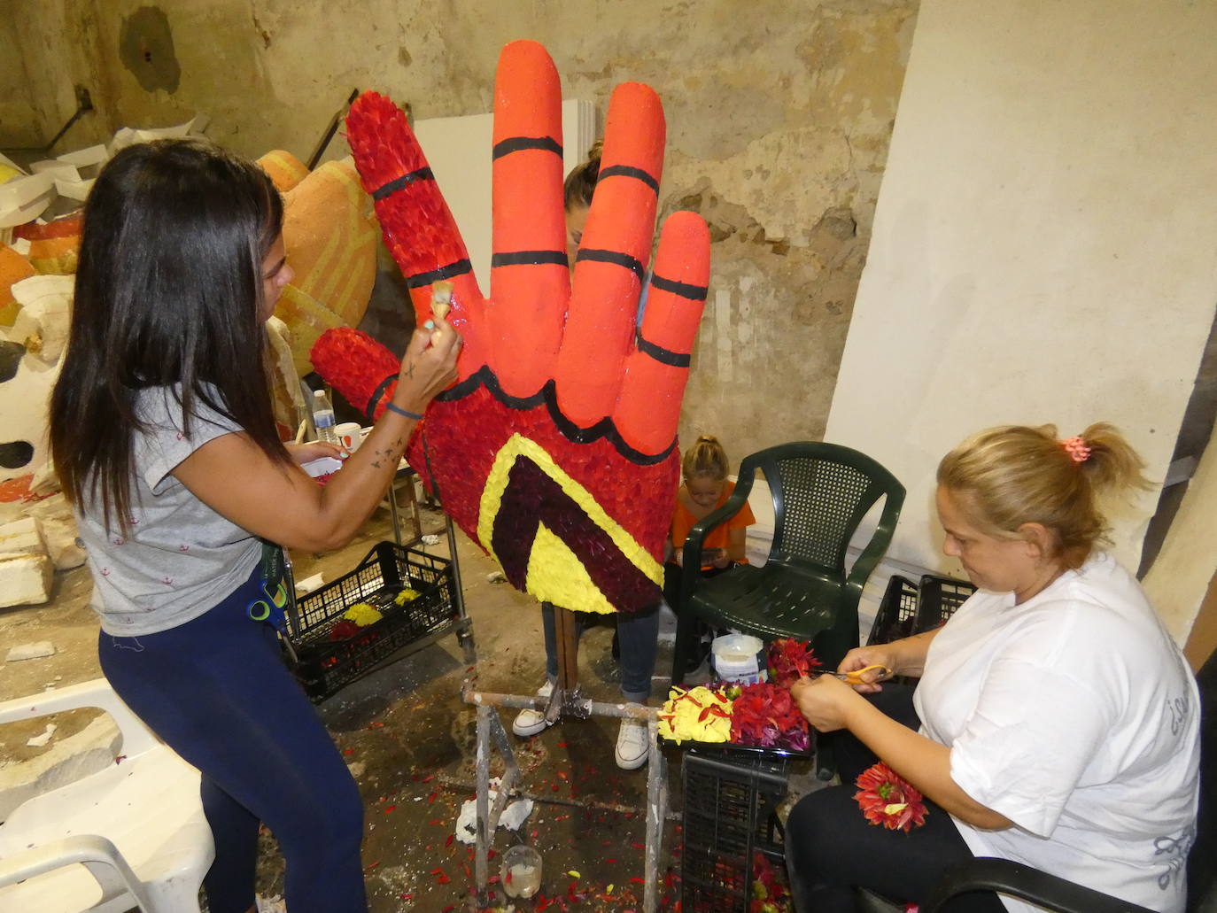 Fotos: Las carrozas ya están listas para desfilar