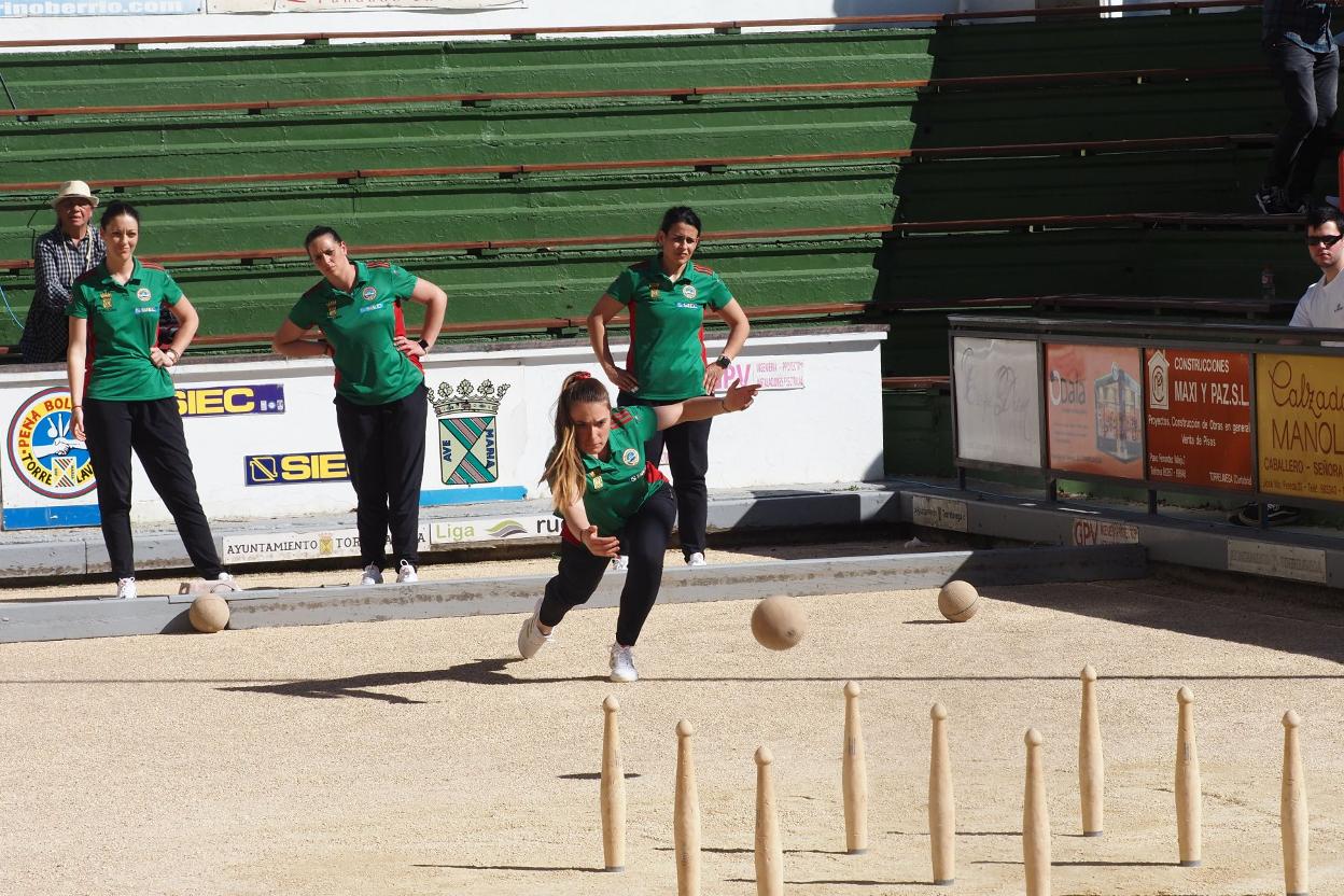 Iris Cagigas se impuso ayer en La Concha de Villaescusa. 