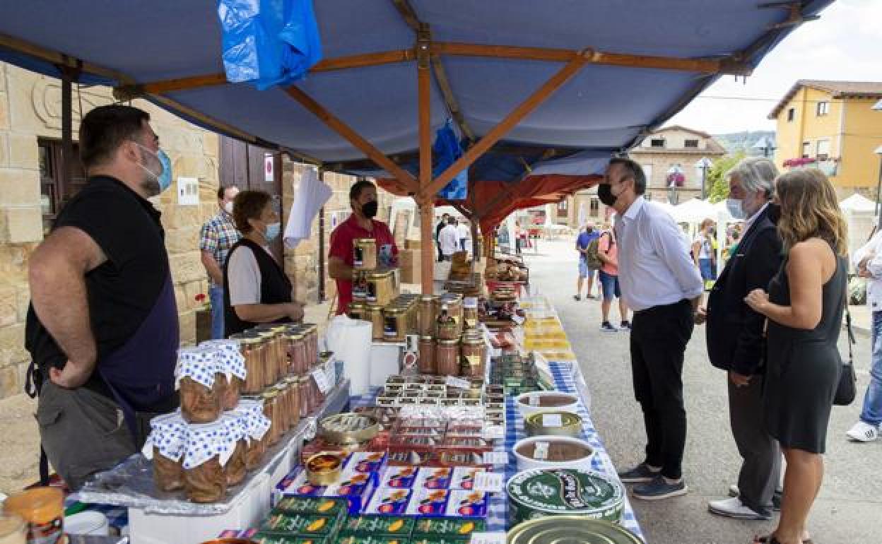 Un mostrador de la feria, el año pasado.