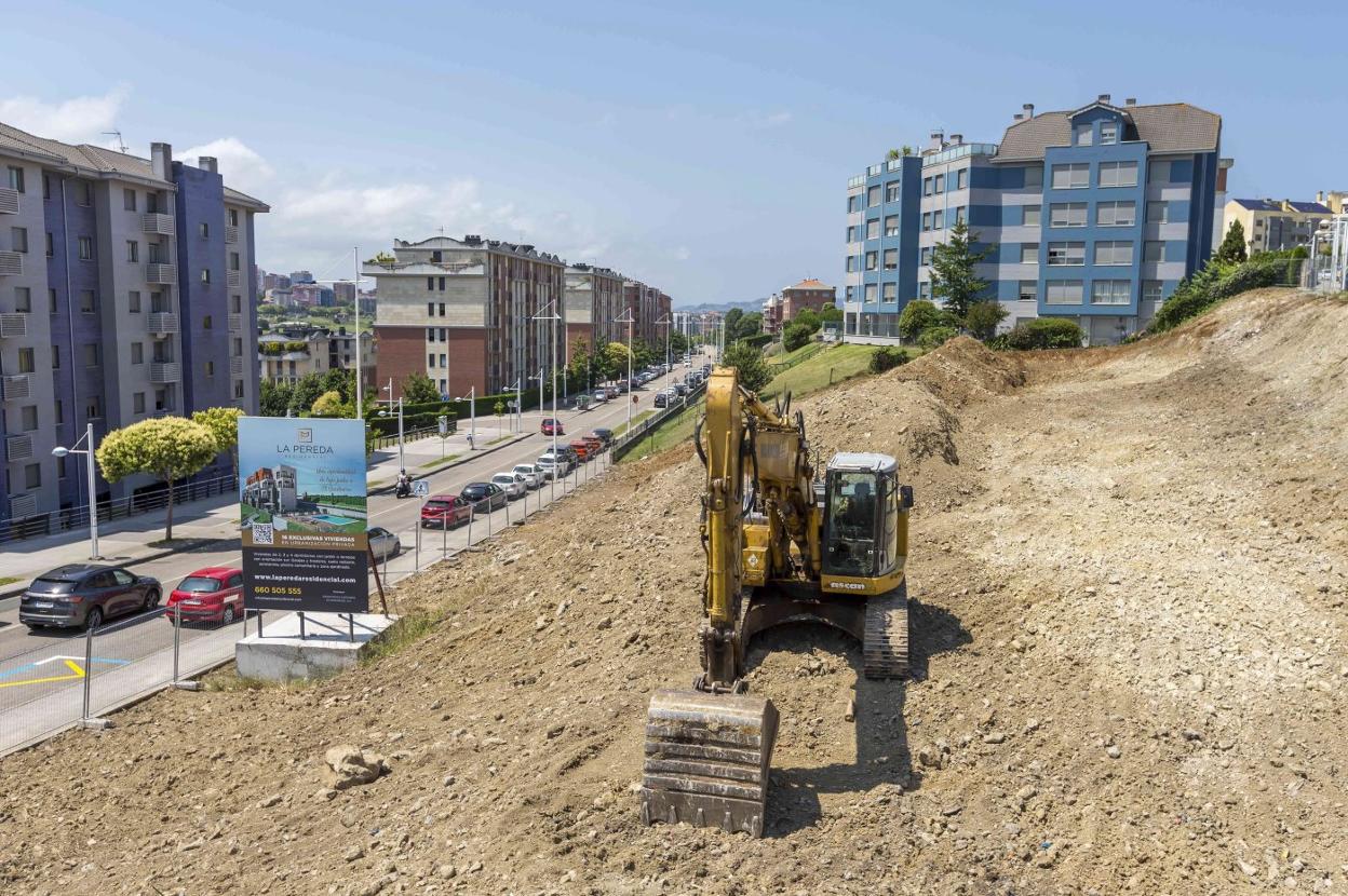 Ejecución de una de las últimas promociones aprobadas en Santander, con 16 viviendas en la avenida de Cantabria. 