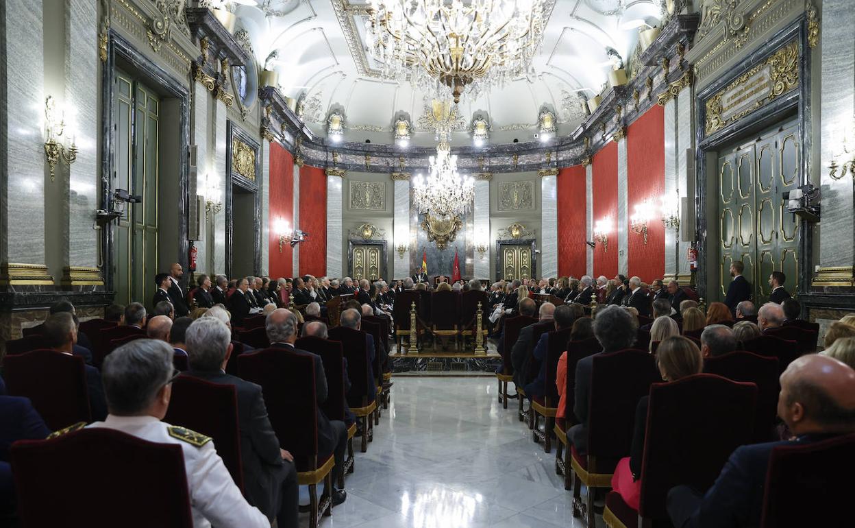 Apertura del año judicial, en el Tribunal Supremo.