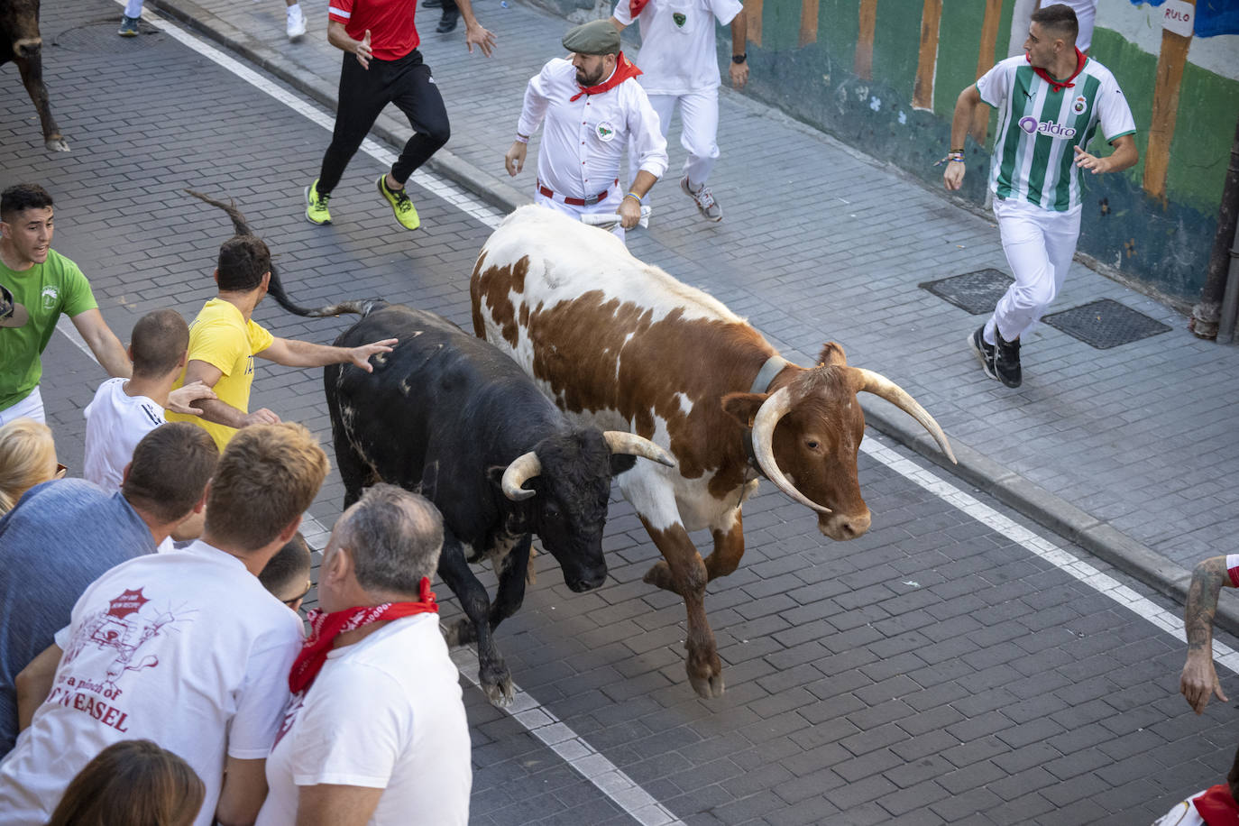 Fotos: Emocionante tercer encierro de las Fiestas de Ampuero