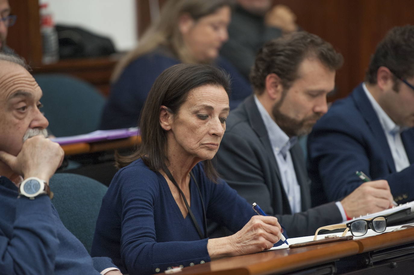 28/03/2019: Carmen Ruiz durante un pleno.