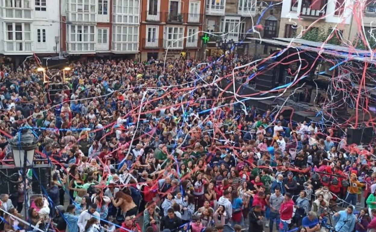 Imagen de archivo del comienzo de las fiestas de San Mateo en Reinosa.