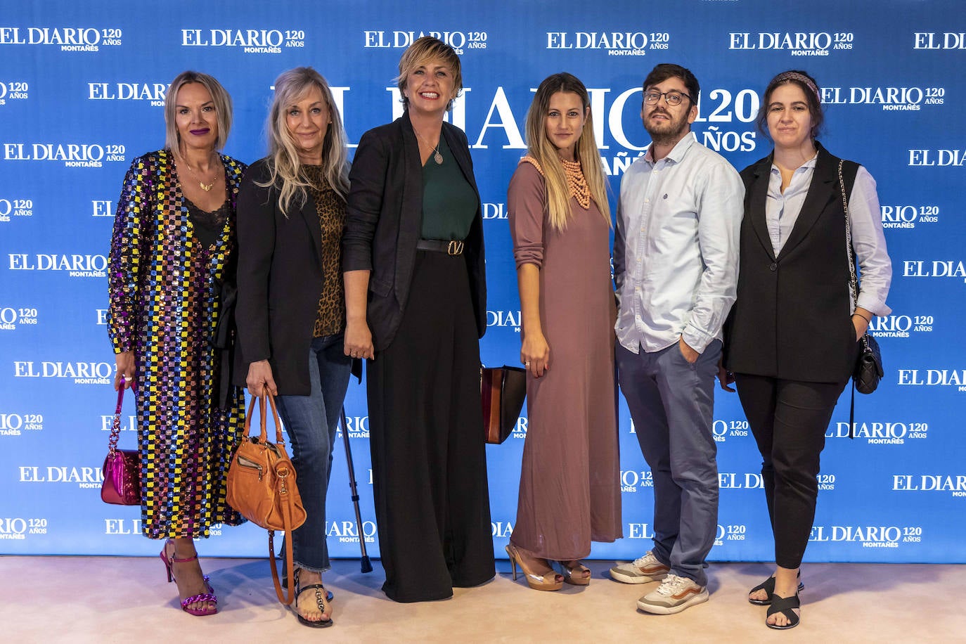 Annushka Voytsekhovska (izquierda), María Ferrer, Galia Fuentes, Paula Corredera, Javier Pato y Verónica Gómez.