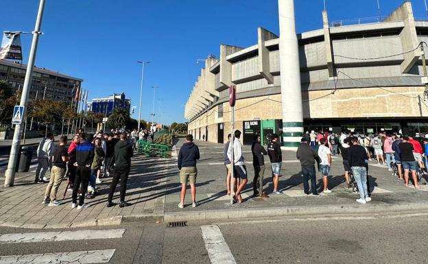 Se agotan las entradas que el Eibar envió al Racing para el partido del domingo