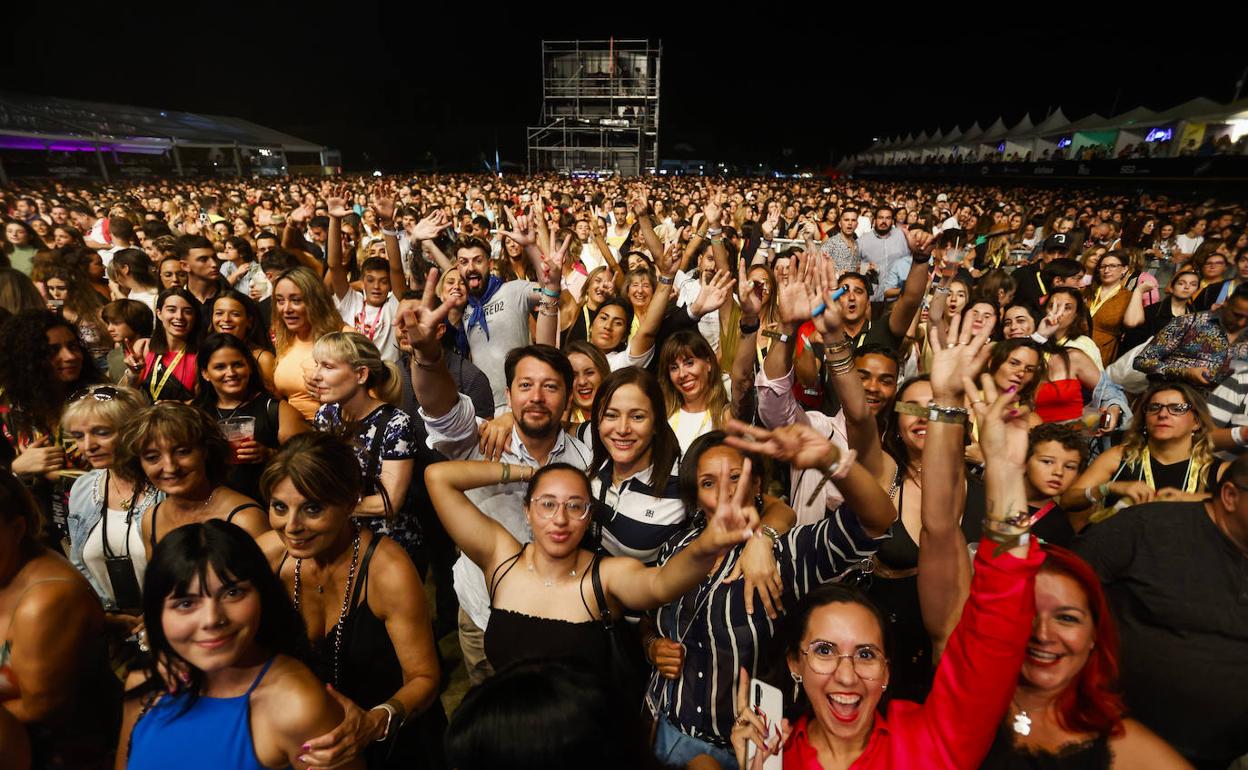 Concierto de Maluma en la Campa de La Magdalena