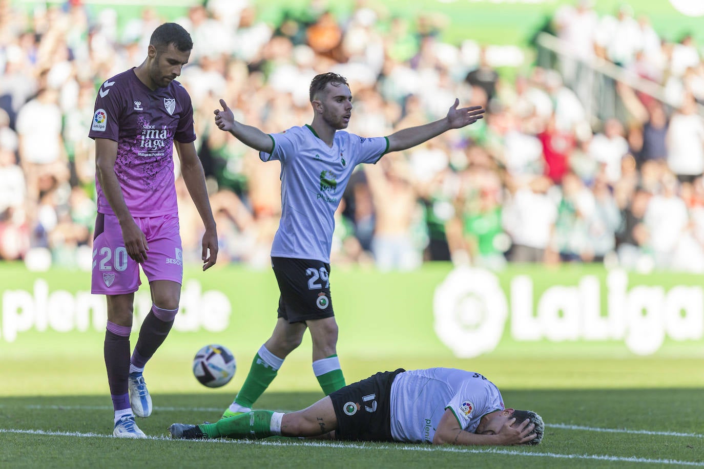 Fotos: Las mejores imágenes del Racing-Málaga