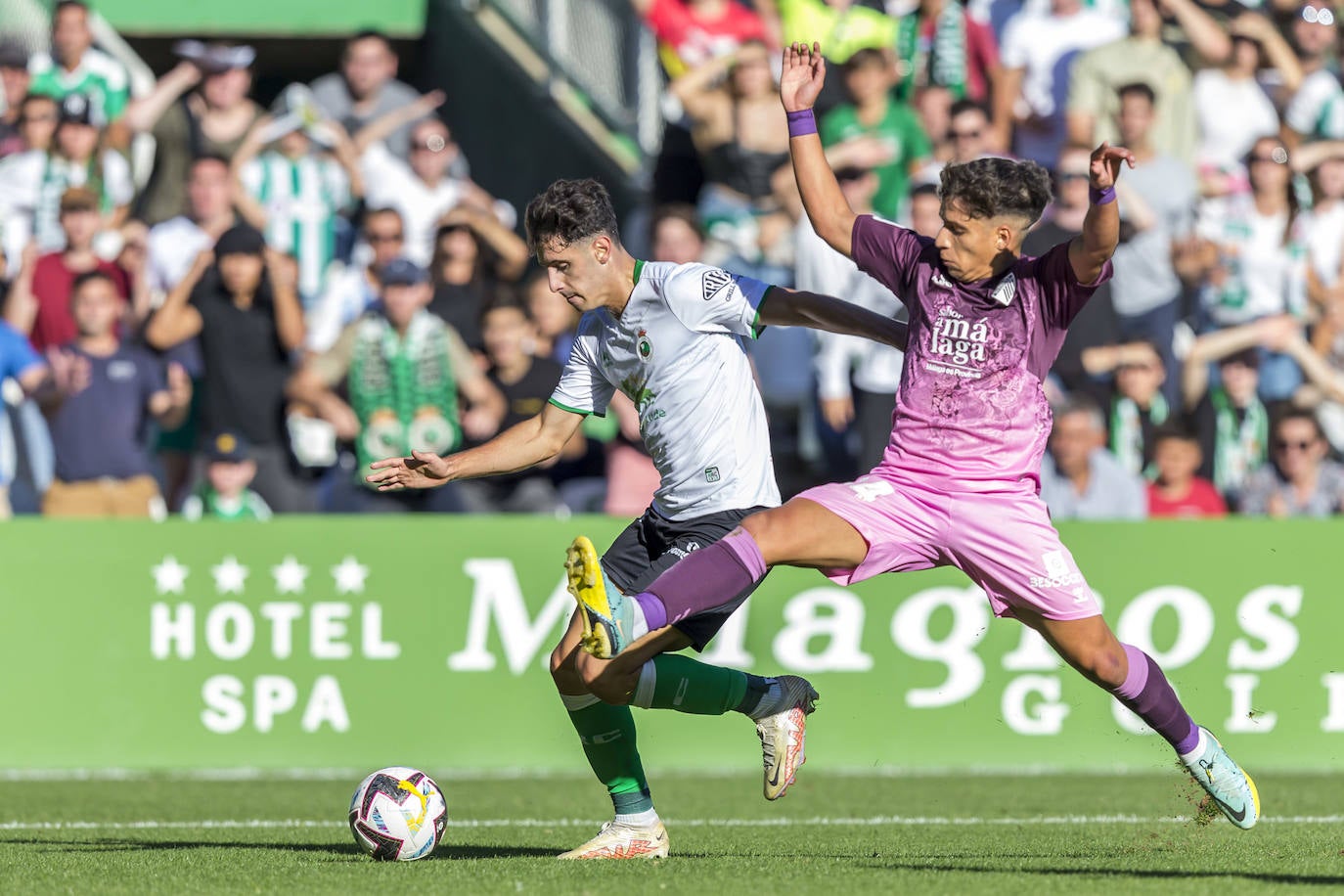 Fotos: Las mejores imágenes del Racing-Málaga