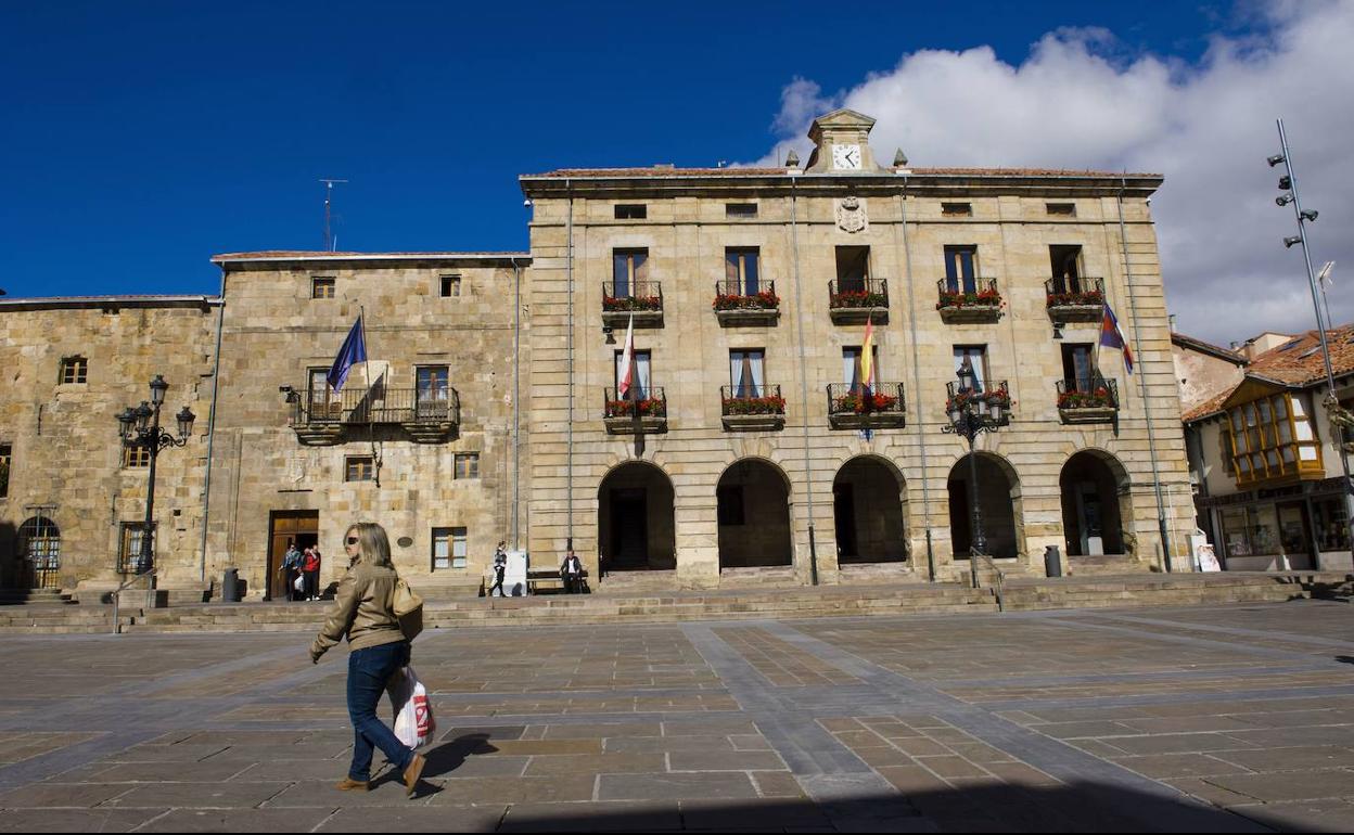 Vista del Ayuntamiento de Reinosa.