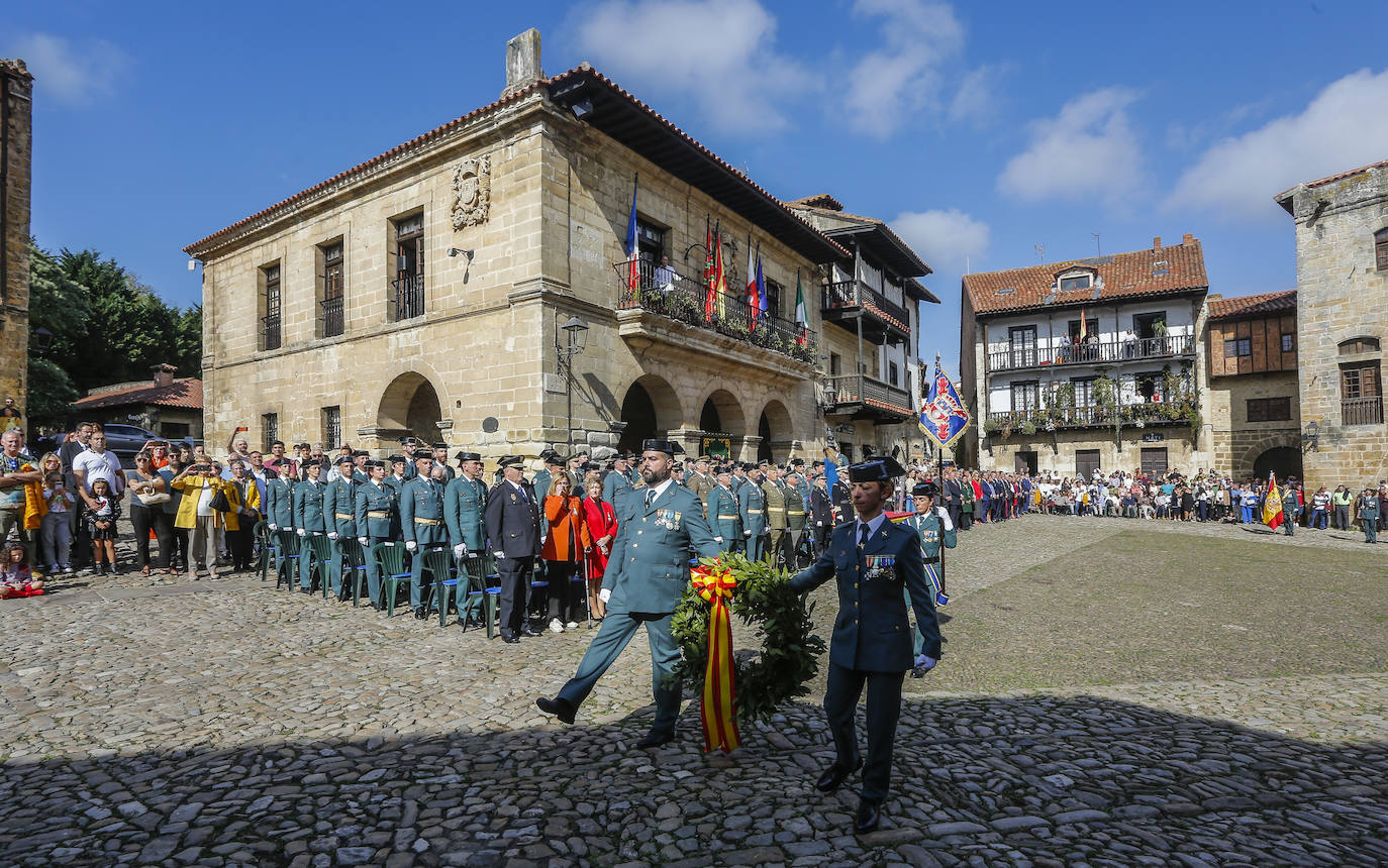 Fotos: Imágenes del acto de la Guardia Civil en Santillana del Mar