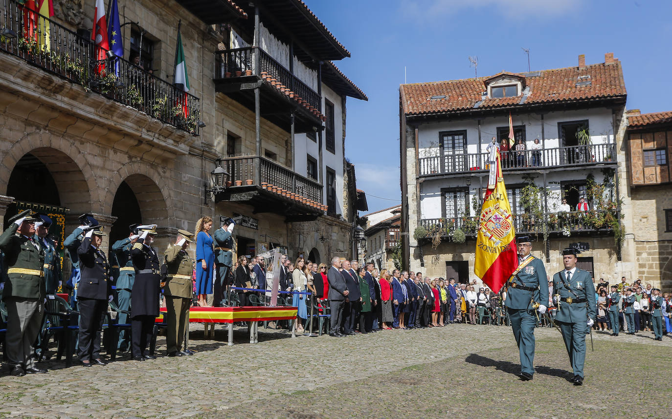 Fotos: Imágenes del acto de la Guardia Civil en Santillana del Mar