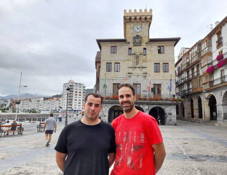 Pablo Villasante (a la izquierda) y Alberto Martínez 