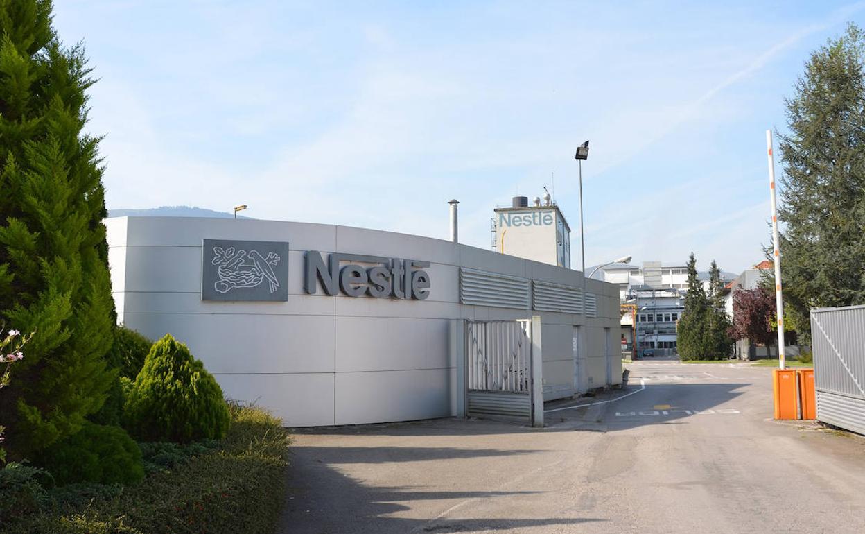 Instalaciones de Nestlé en la localidad cántabra de La Penilla de Cayón. 