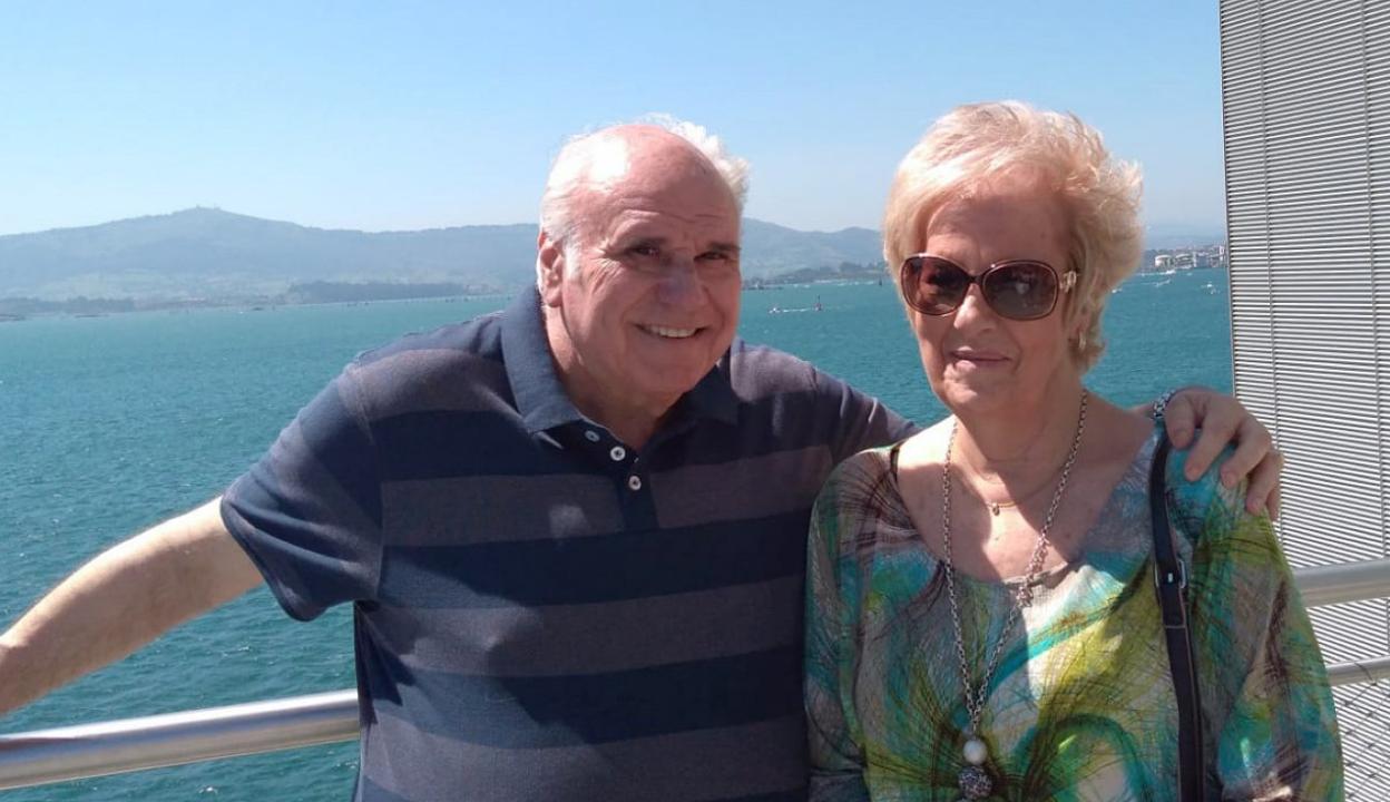 Josechu y Celia, en una visita al Centro Botín. 